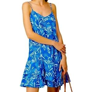 Thakoon Blue and Floral Day Dress